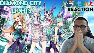 LAZULIGHT  DIAMOND CITY LIGHTS MV NIJISANJI EN REACTION [upl. by Oregolac]