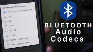 How to change Bluetooth Music Quality Audio Codecs in Android 120 110 100 90 Pie and 80 Oreo [upl. by Ynatterb]