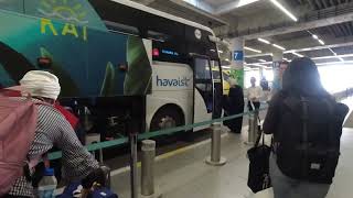 Havaist Bus Departing from ISTANBUL Airport  4K [upl. by Enehpets]