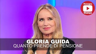 GLORIA GUIDA QUANTO PRENDE DI PENSIONE [upl. by Asoral]