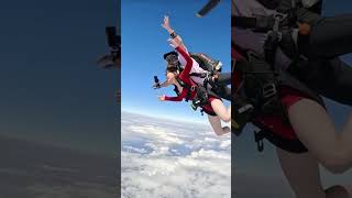 skydiving red girls trendingshorts ytshorts viralshort trending bollywood music tseries [upl. by Nadiya53]