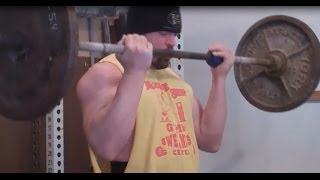 Big Arm Training  135X10 Attempt  170X1 Attempt [upl. by Urbai]