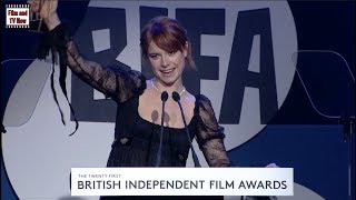 Jessie Buckley BIFA 2018 Awards Most Promising Newcomer speech [upl. by Amalle469]