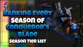 SEASONAL UNIT TIER LIST  Conquerors Blade  Lionfire [upl. by Sancho965]