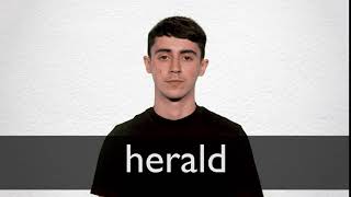 How to pronounce HERALD in British English [upl. by Etnuhs]