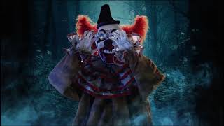 Tekky Toys Halloween 2021 Animated Giggles The Clown Party City Video [upl. by Enyrehtak]