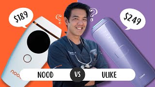 Athome Laser Hair Removal Showdown Ulike vs Nood [upl. by Garfinkel]