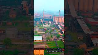 Bokaro Steel plant bokaro bokarosteelplant sail shots gkdroneshots jharkhand [upl. by Enytsirk]