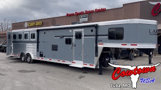 2024 Lakota 84 Dinette and Couch Edition 4Horse Trailer [upl. by Snow]