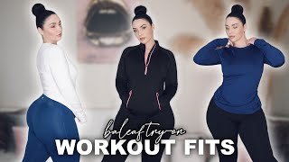 Workout Fits TryOn  BALEAF [upl. by Ahsitahs]