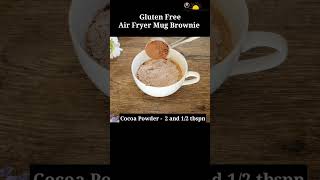 Best Air Fryer Mug Brownie viral  No Maida  No Milk  airfryermugcake airfryercake [upl. by Adran]