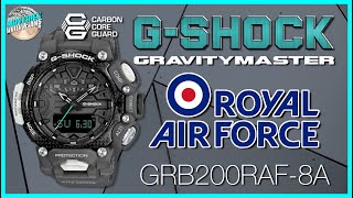 To The Stars  GShock Gravitymaster Royal Air Force Limited Edition GRB200RAF8A Unbox amp Review [upl. by Ula]