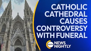 Catholic Cathedral Holds Controversial Funeral for Transgender Activist  EWTN News Nightly [upl. by Idnac800]