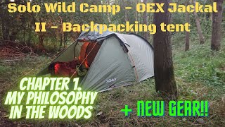 Wild Camping  OEX Jackal II Tent review  Best Budget 2 person Tent  Backpacking  4 season tent [upl. by Ag862]