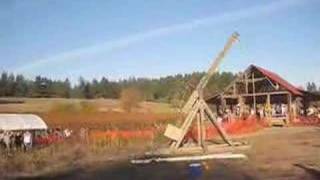 Trebuchet at Roloff Farm [upl. by Sined]