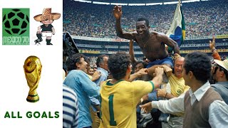 FIFA World Cup 1970  All Goals [upl. by Jessamine]