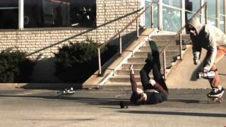 Slow motion skateboarding slams  bails  falls 1000 fps [upl. by Rehpinej]