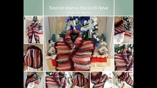 Tutorial BaktusSciarpa Uncinetto quotFiocco Di Nevequot Filati Da Sogno [upl. by Peoples]