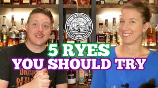 Top 5 Rye Whiskeys To Try [upl. by Ebbarta862]