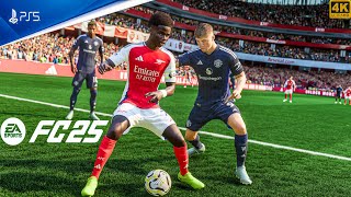 FC 25  Arsenal Vs Manchester United  Ft RashfordSaka  Premier League 2425  PS5™ 4K60 [upl. by Airdnat46]