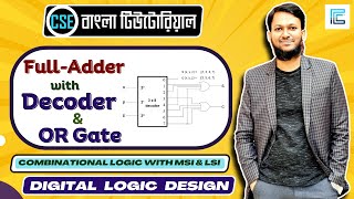 Full Adder Implementation using Decoder Bangla  Digital Logic Design [upl. by Carolina393]