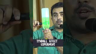 Tyndall Effect Experiment  Paulose Thomas shorts physics [upl. by Ojytteb714]