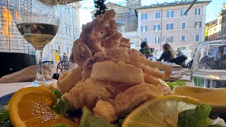 Passeggiata a Trastevere e pranzo al ristorante…… [upl. by Adala]