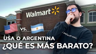 Es CARO vivir en ESTADOS UNIDOS Comparamos PRECIOS de SUPERMERCADO de ARGENTINA y ESTADOS UNIDOS [upl. by Swarts767]