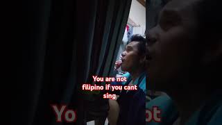 shortvideo when 90 of Filipino are singers but you belong to 10 [upl. by Eydie]