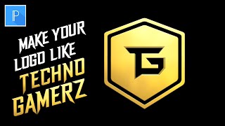 How To Make Logo Like Techno Gamerz In Mobile  Techno Gamerz Logo [upl. by Nihi]