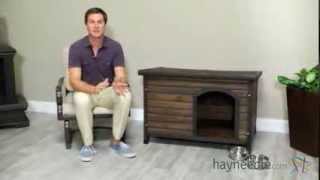 Boomer amp George Log Cabin Dog House  Product Review Video [upl. by Templia]