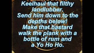 Alestorm  Keelhauled Lyrics [upl. by Curt340]