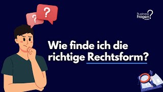 Rechtsformen einfach erklärt  Einzelunternehmen  Personengesellschaften  Kapitalgesellschaften [upl. by Colene]