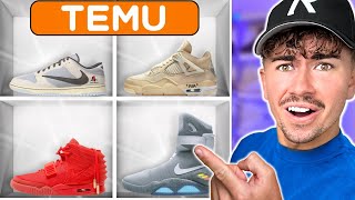 Can I build a 10000 Sneaker Collection only using TEMU [upl. by Tonya547]