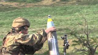 2 Artillery Regiment Shoot120mm Mortars and 105mm Light Guns July 2013 [upl. by Dekeles]