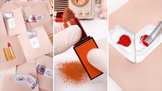 Satisfying Makeup Repair 116  ASMR Repair Lipstick Samples [upl. by Euqinamod]