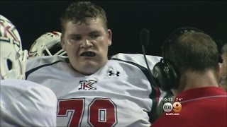 Local High School Senior Recognized As Worlds Largest Football Player [upl. by Sande780]