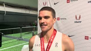 Joe Klecker 10k post race [upl. by Therine334]