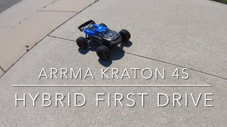 Arrma Kraton 4s Hybrid first drive [upl. by Alesandrini]