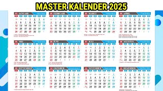 GRATIS DOWNLOAD MASTER KALENDER 2025 KALENDER JAWA HIJRIYAH DAN HARI PASARAN JAWA SKB 3 MENTRI [upl. by Enimaj]