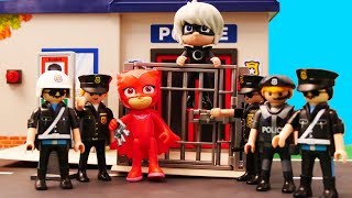 PJ Masks Police in Jail [upl. by Nosinned]