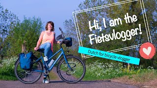 Hi I am Jessica the FIETSVLOGGER Dutch for BICYCLE vlogger  I share my bike journeys amp more [upl. by Lamaj]