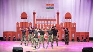 Indian Army Theme Dance  Avishkar 2023  challa  Khando se Milate hai Khande [upl. by Ahcsatan958]