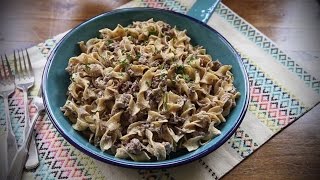 How to Make Simple Beef Stroganoff  Beef Recipes  Allrecipescom [upl. by Acinat]