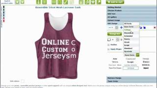 OnlineCustomJerseyscom Reversible Practice Jersey Reversible Jerseys Make Your Jersey [upl. by Selec]