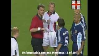 Beckham Red Card v Argentina 1998 [upl. by Ttocserp376]