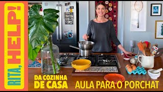 Ovos mexidos  aula de culinária para Fábio Porchat  Rita Lobo ao vivo  Da cozinha de casa [upl. by Creigh]