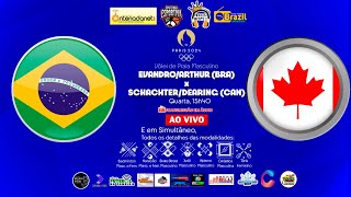 EVANDROARTHUR BRA x SCHACHTERDEARING AUT  PARIS 2024  VÔLEI DE PRAIA MASC  ÁUDIO [upl. by Adian]