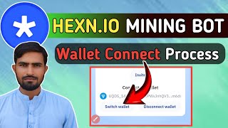 Hexn Airdrop Wallet Connect Process ✅ How To Switch Wallet In Hexn Airdrop [upl. by Doomham]