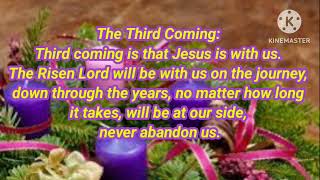 quotThree comingquot  Advent Quick Glimpse by Fr Xavier sss text below [upl. by Ydnic]